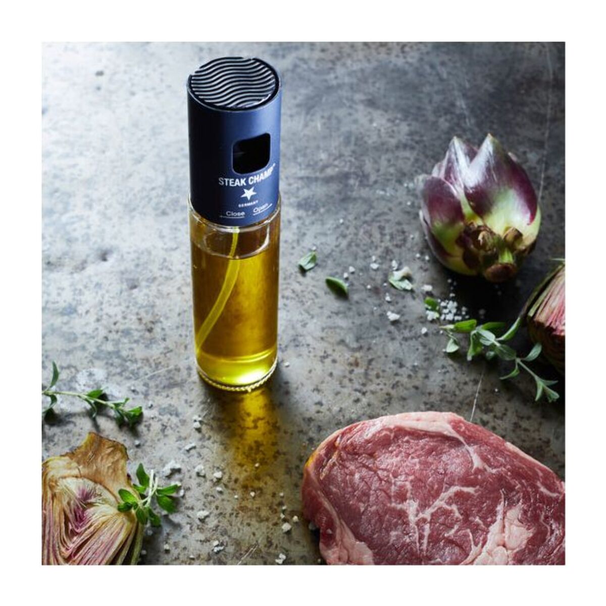 Vaporisateur STEAK CHAMP huile en verre 100ml