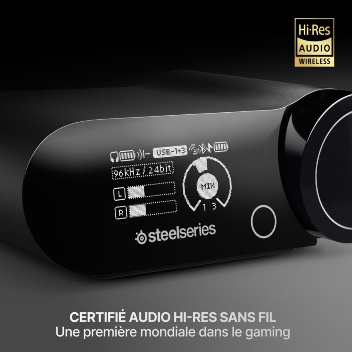 Casque gamer STEELSERIES Arctis Nova Elite Noir