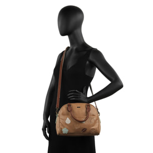 Bolso Con Bandolera Skpat Leaves Beige