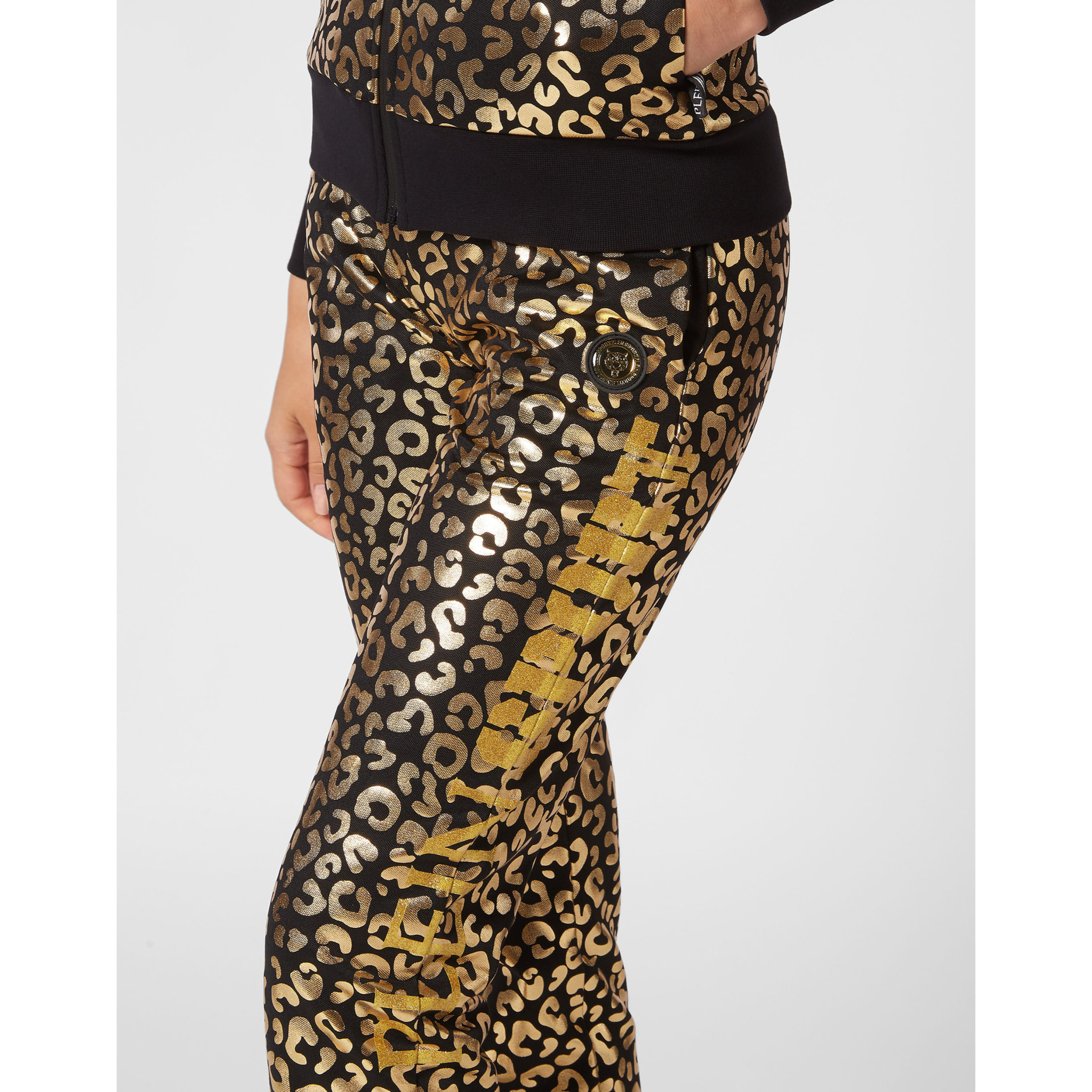 PLEIN SPORT Chándal: Top y pantalón LEOPARD