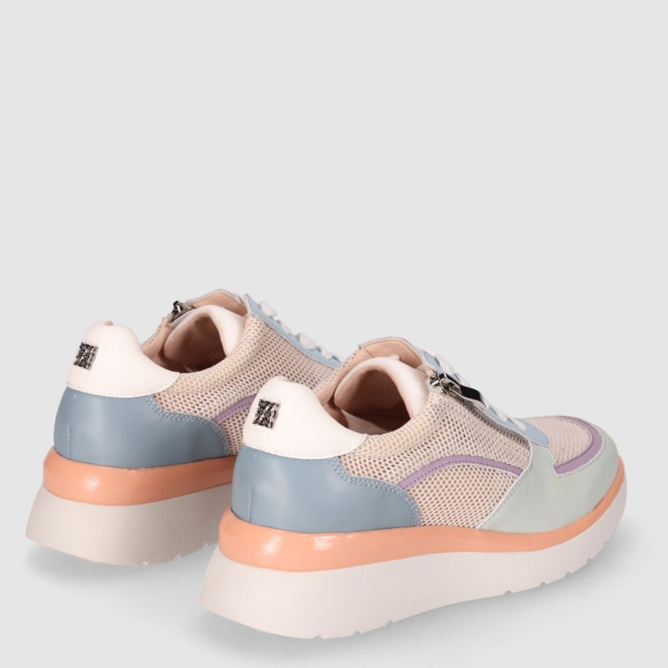 Deportivos de Piel - Multicolor - Tacón: 5 cm