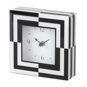 Reloj Cristal Impresion Foil 15x5x15 Cm