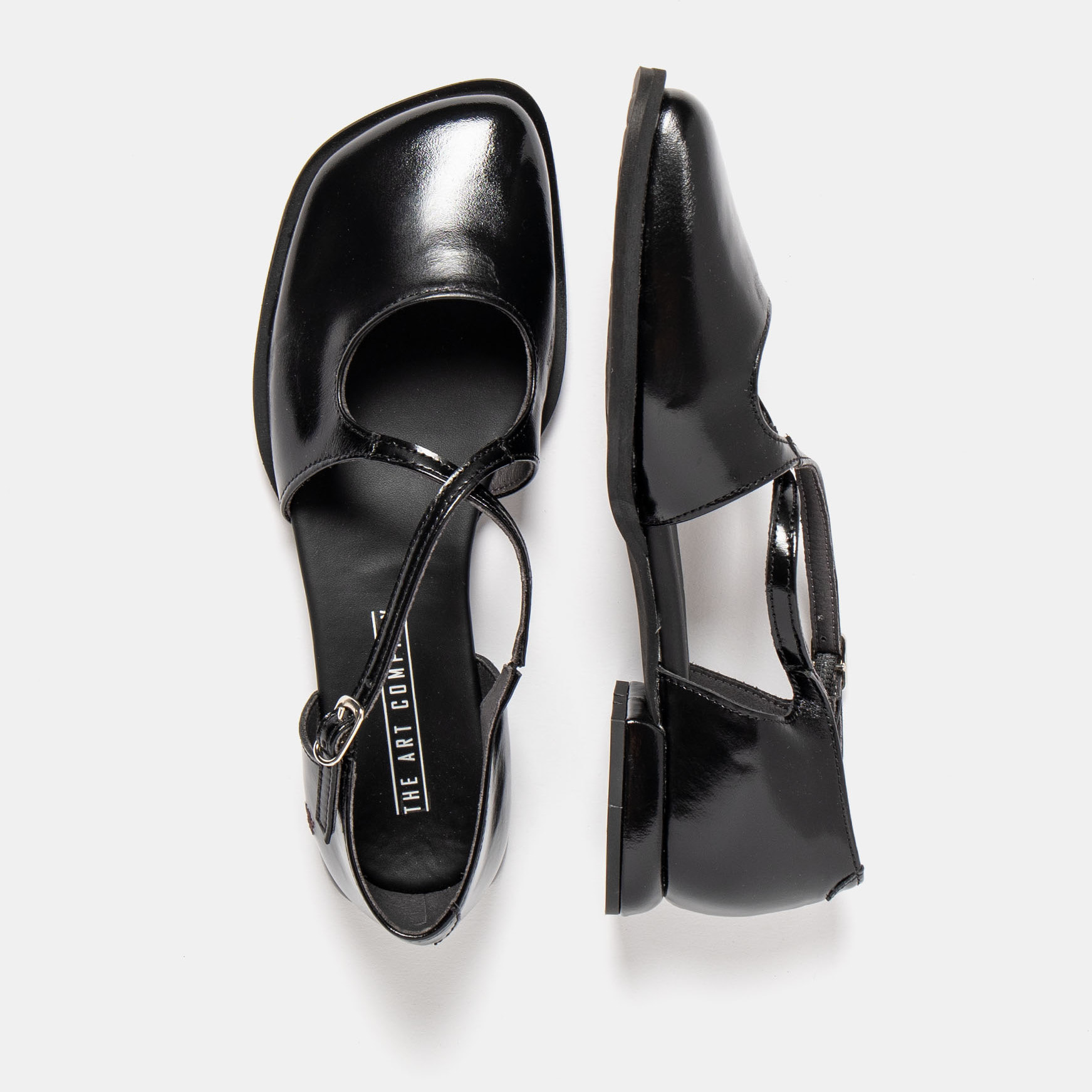 Zapatos 2002 NAPPA SHINNY BLACK / BERGAMO color Black