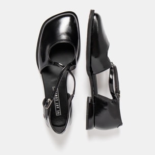 Zapatos 2002 NAPPA SHINNY BLACK / BERGAMO color Black