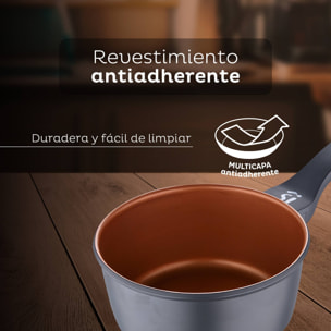 Cazo Ø16 x 8 cm Bronze de aluminio fundido apto para induccion San Ignacio