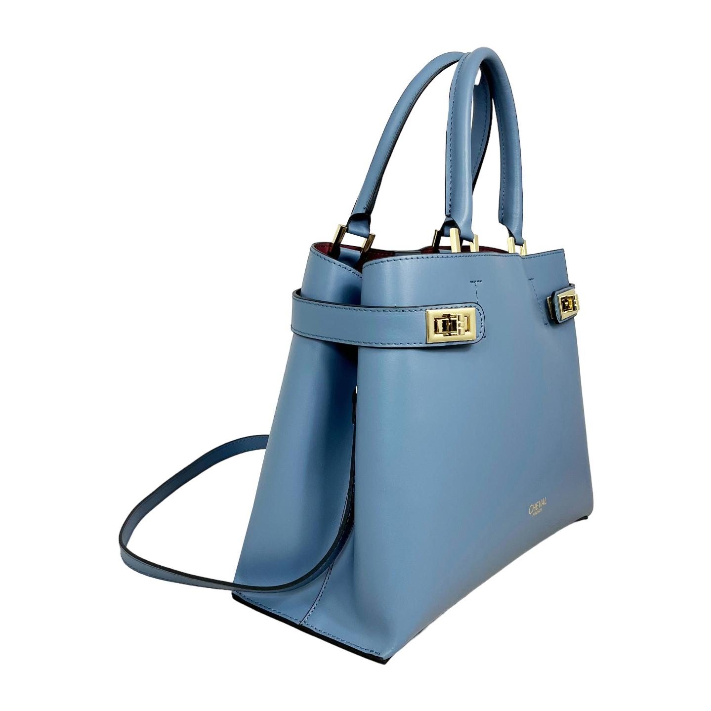 Bolso de mano Cheval Firenze Shedir Cielo Azul