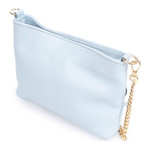 Bedulita Bolso bandolera Mujer. Piel auténtica Dollaro con flecos y detalles metálicos.