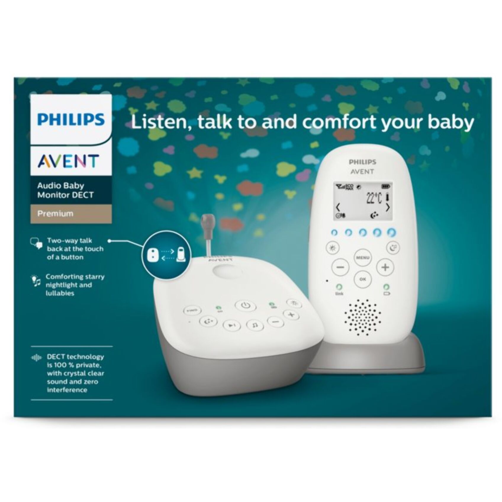 Babyphone PHILIPS AVENT SCD733/26