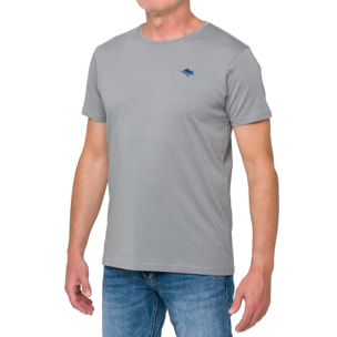 T-shirt in cotone 180 gr Hot Buttered Mistral grigio chiaro