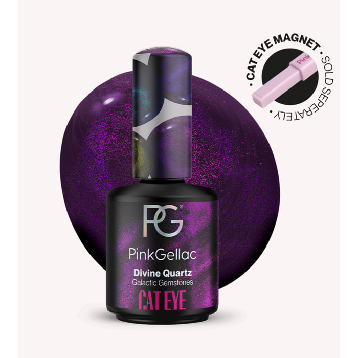Vernis semi-permanent - Cat Eye - Divine Quartz - 15 ml