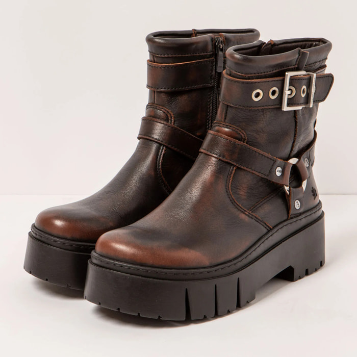 Botines 1767 ASPORT CASTAGNA / LEEDS color Castagna