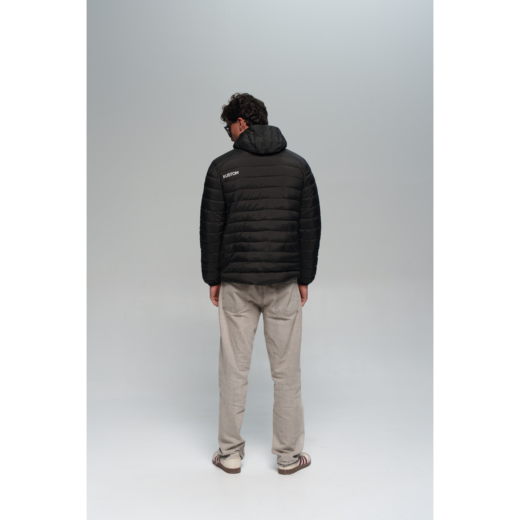 Chaqueta ligera para hombre KUSTOM SOLARA Light - Negro