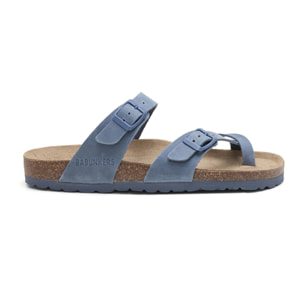SANDALIA BABUNKERS AZUL