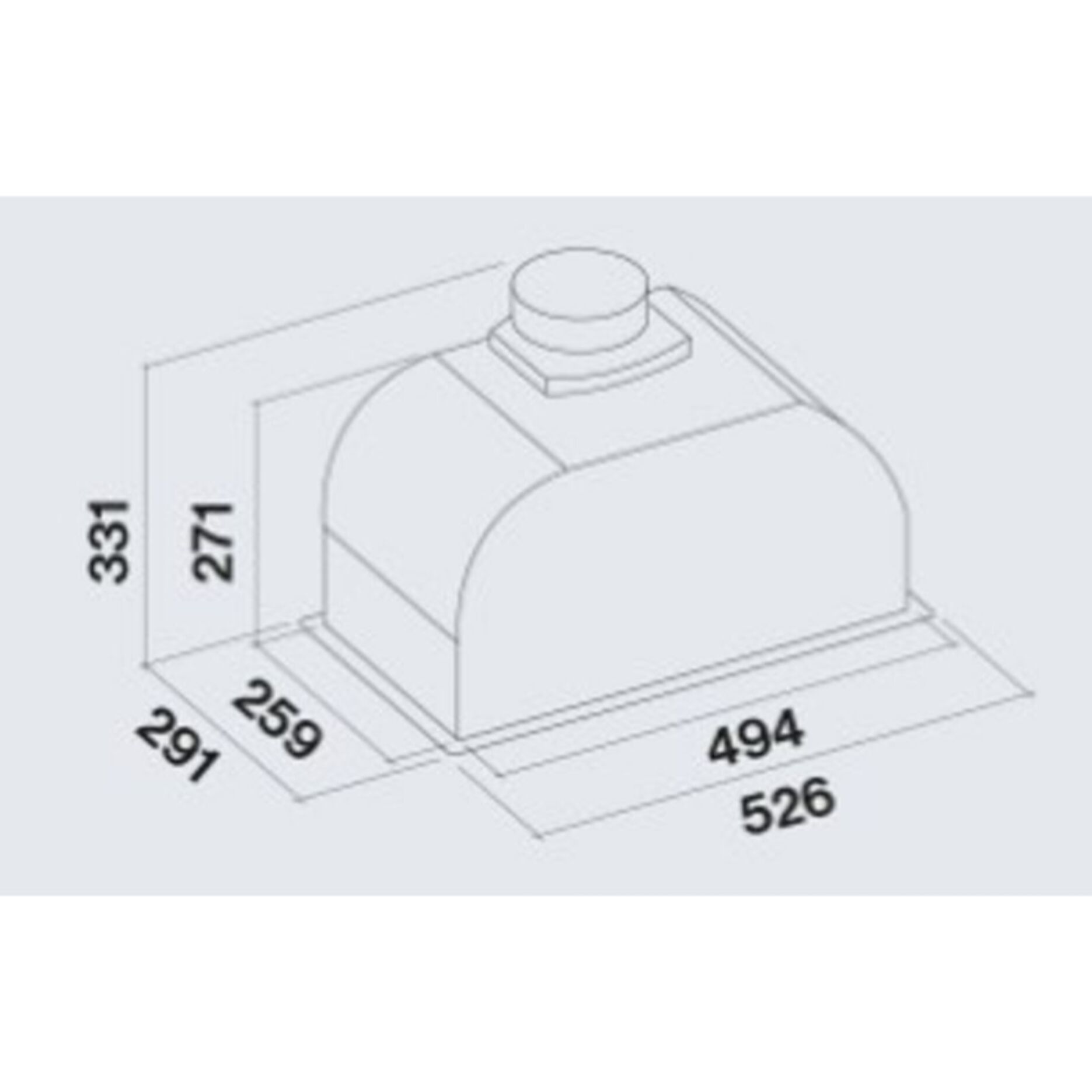Hotte encastrable FALMEC GRUPEVOP3120