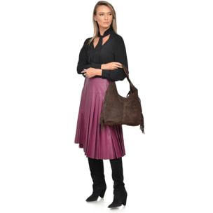 Borsa a tracolla Isabella Rhea Marrone