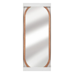 Miroir "Gianni" hévéa 35x90cm