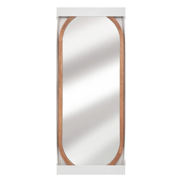 Miroir "Gianni" hévéa 35x90cm