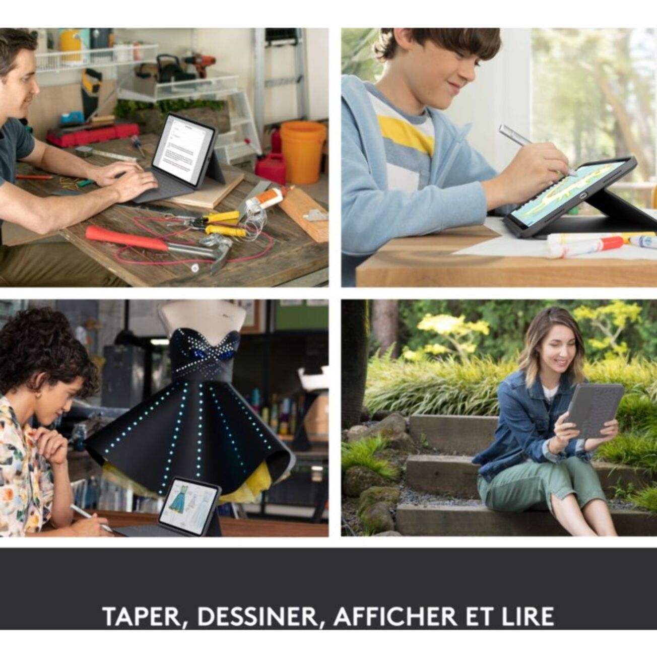 Etui LOGITECH Rugged Folio pour Ipad 10