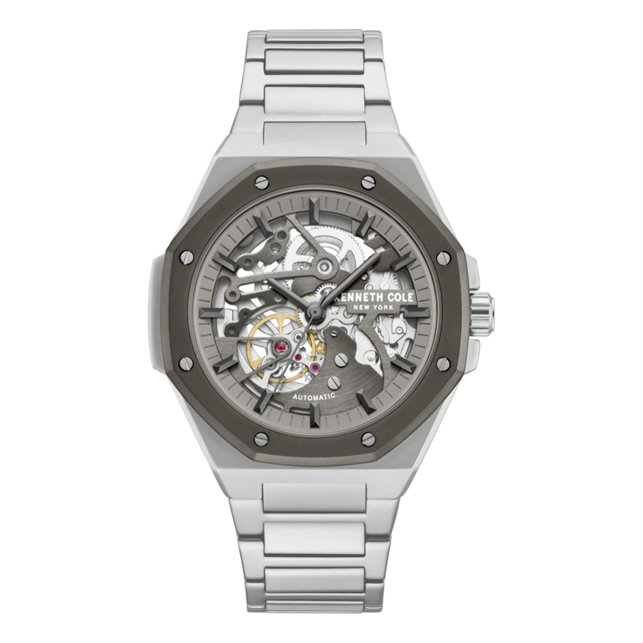 Reloj Kenneth Cole KCWGY0058903 Hombre Analogico Automatico con Correa de Acero inoxidable
