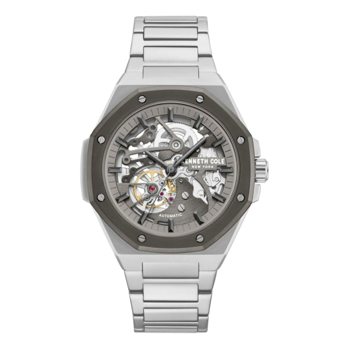 Reloj Kenneth Cole KCWGY0058903 Hombre Analogico Automatico con Correa de Acero inoxidable