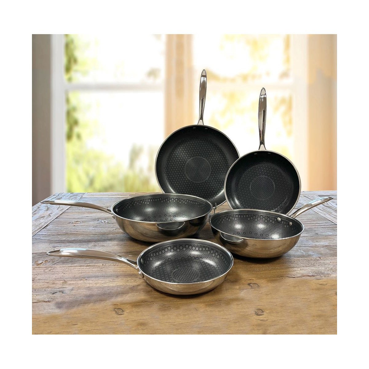 Virtuo - Poêle inxo céramique