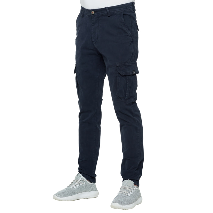 Pantalone Hot Buttered cargo Atherton Blu navy