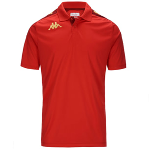 Kappa - Polo Shirts Uomo Rosso - Kappa4Football Ghiolo