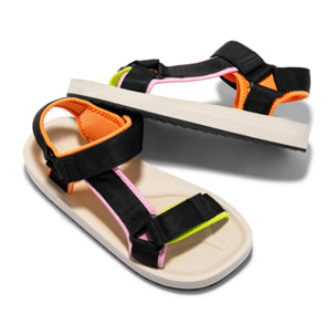 Sandalias De Mujer Forest Neo Negro / Beige D.Franklin