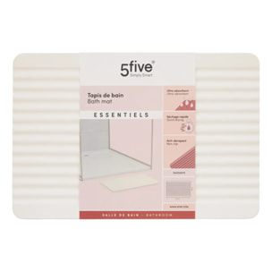 Tapis de bain en diatomite 39x60cm beige