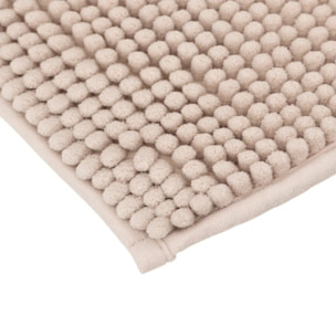 Tapis de bain 50x80 cm Beige naturel Colorama