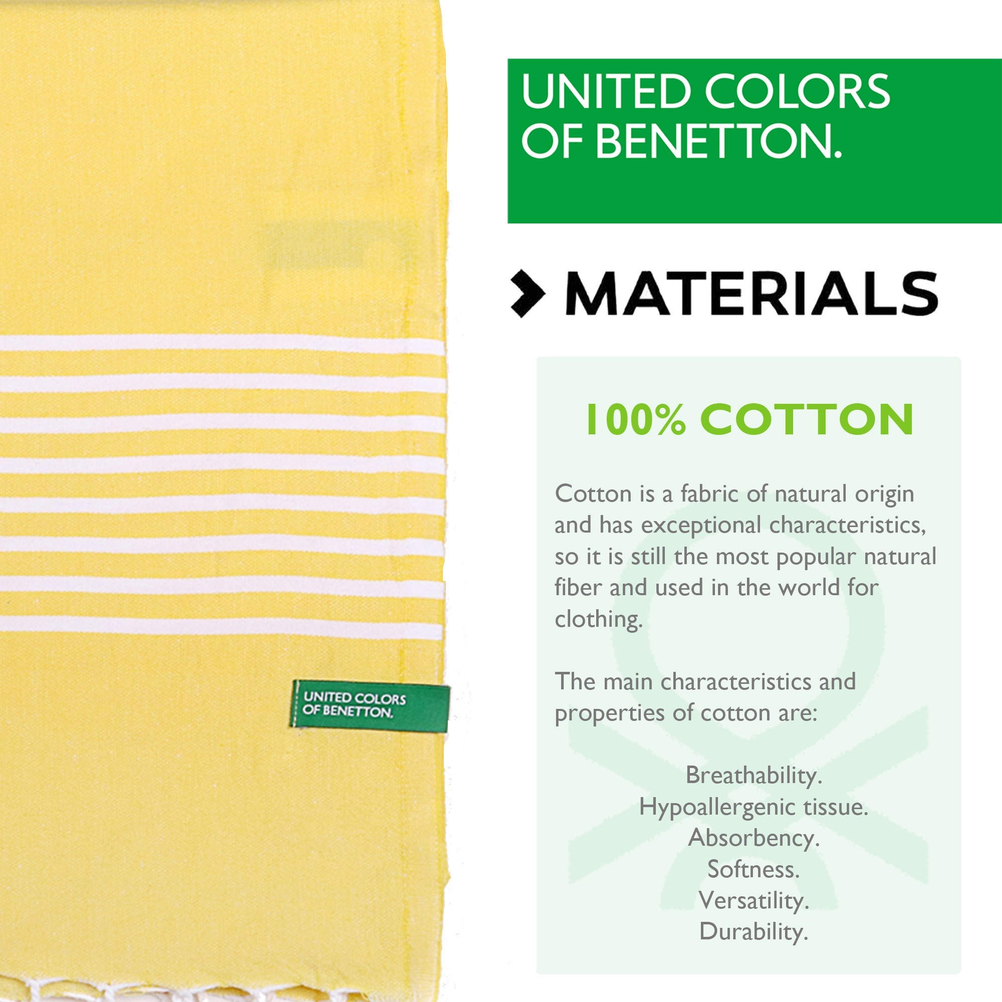 Hamman - Fouta amarillo  benetton