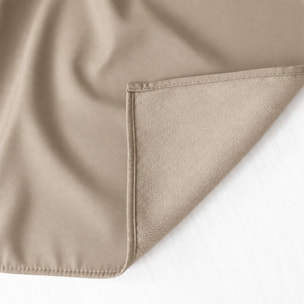 Rideau thermique en microfibre doublée - Naturel