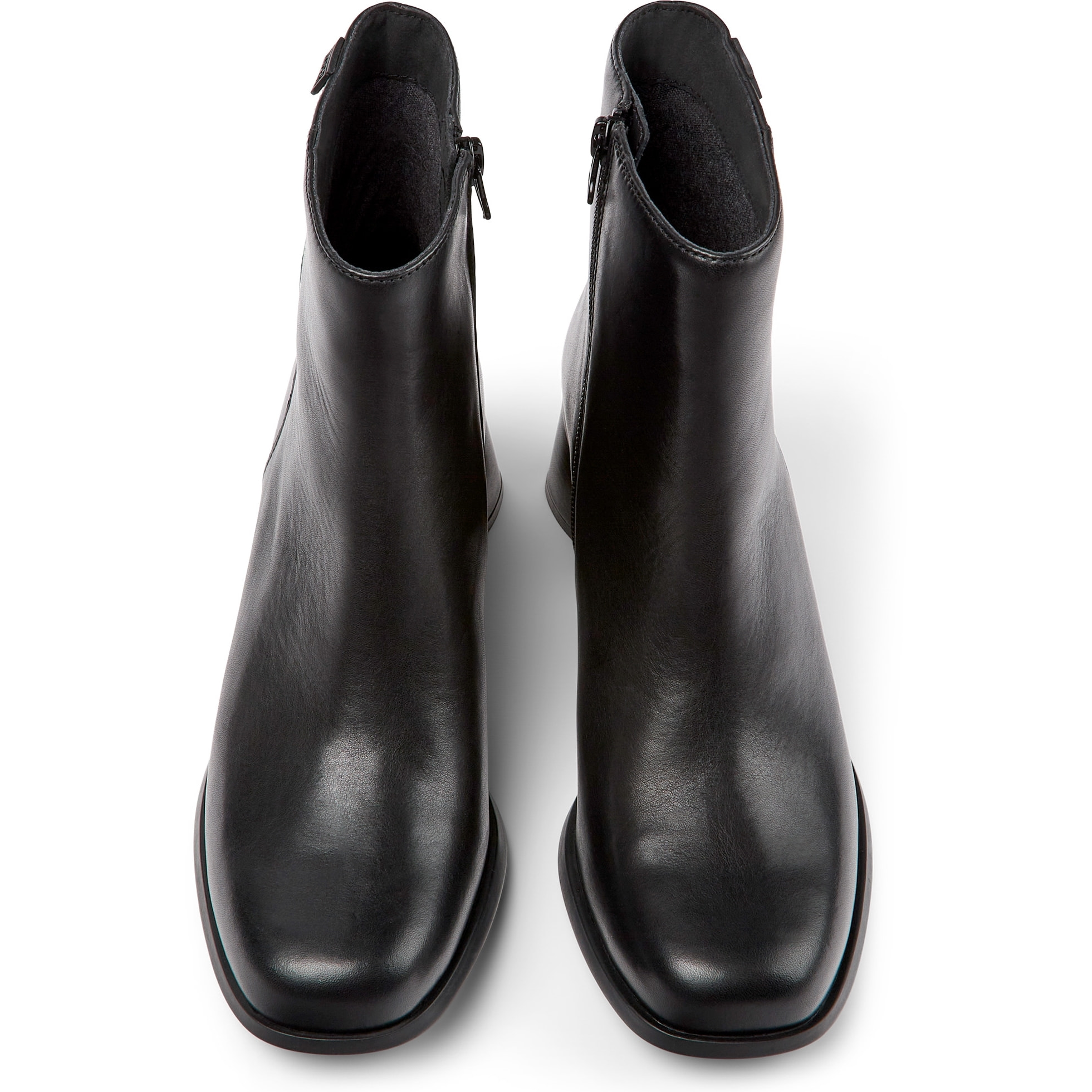 Botines - CAMPER Kiara - Negro - Cuero liso