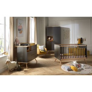 Commode 1 porte 3 tiroirs