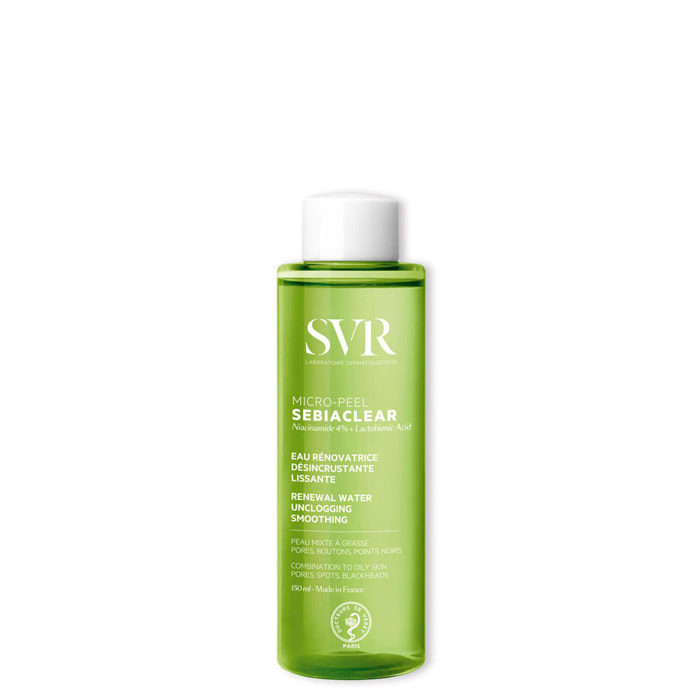 Sebiaclear - Micro-Peel Eau Rénovatrice Désincrustante Lissante 150 ml