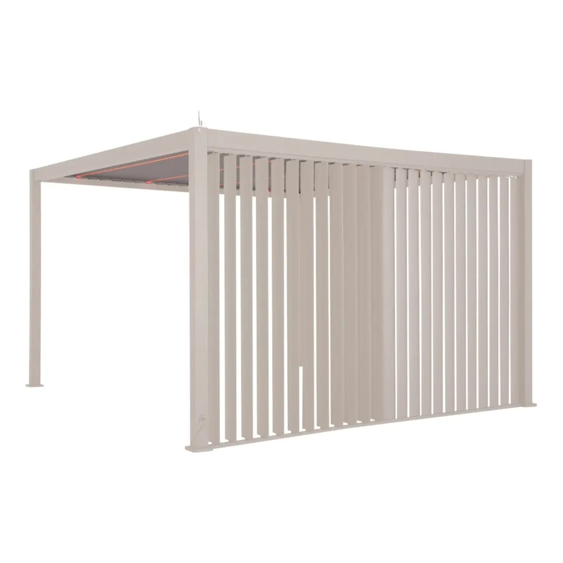 Persienne pour pergola Evora 3m argile