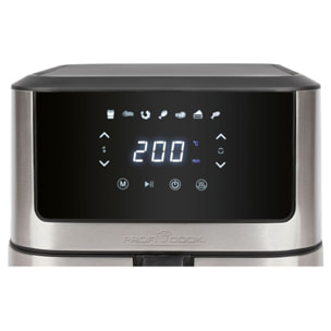 Friteuse à air chaud Air fryer 8L Inox Proficook PC-FR1269H-Inox