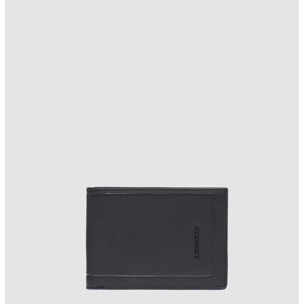 Piquadro Portefeuille homme avec volet porte-CNI, porte-monnaie, porte-cartes de crédit et protection RFID