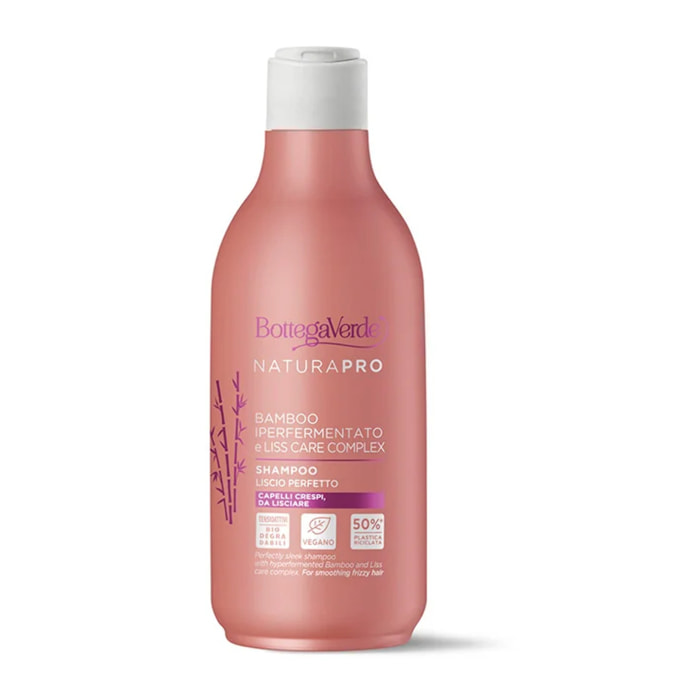 Bamboo iperfermentato e LISS CARE COMPLEX  - Shampoo - liscio perfetto.