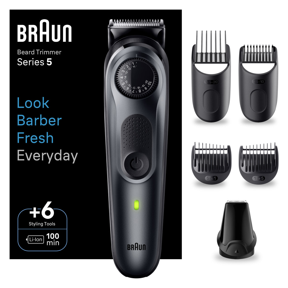 Braun - Tondeuse À Barbe Series 5 BT5450 - Avec Outils De Stylisation