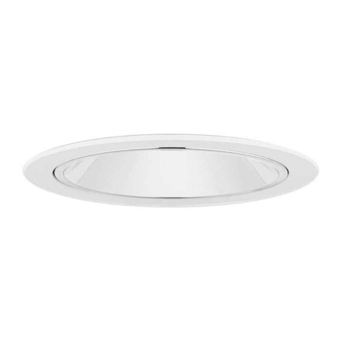 LEDS C4 Sia Standard 115 Round Trim downlight de uso interior con luz blanco neutro 4000K en color blanco