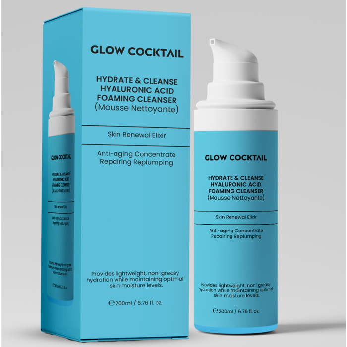 Limpiador hidratante y purificante con ácido hialurónico