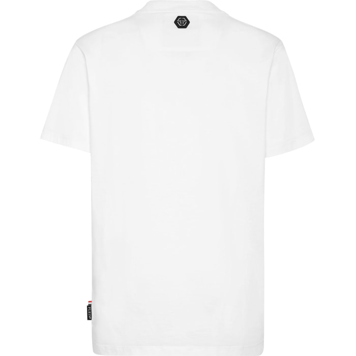 PHILIPP PLEIN T-Shirt Round Neck SKULL AND PLEIN