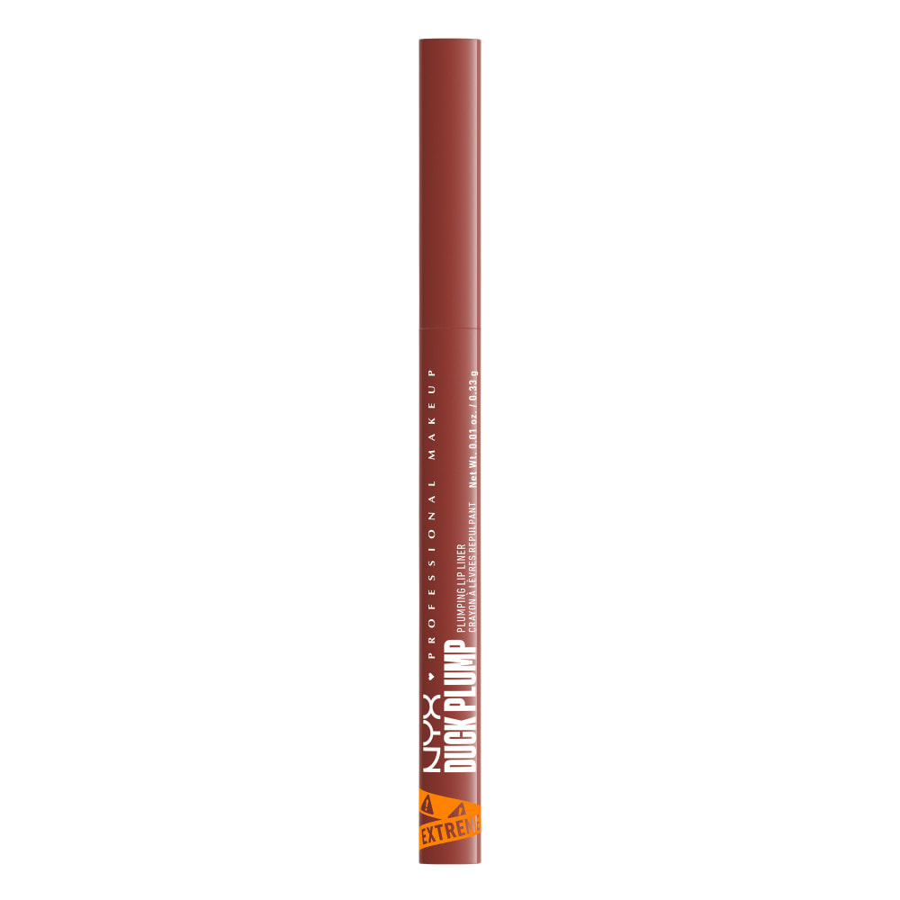 NYX Professional Makeup Duck Plump Plumping Lip Liner, crayon à lèvres, jusqu'à 10h de tenue, fini mat, 
Swollen Spice