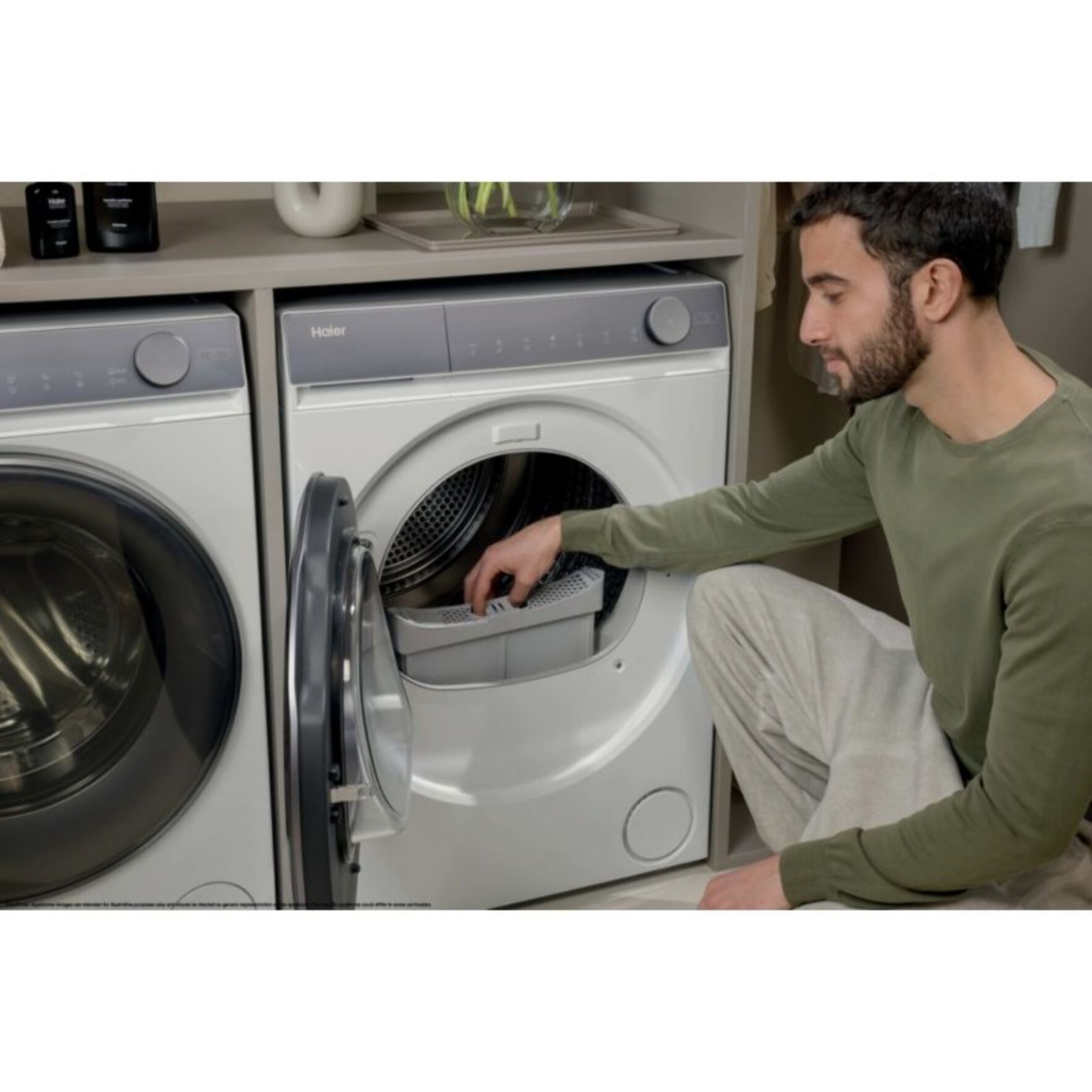 Sèche linge pompe à chaleur HAIER HD100-C367U1-FR