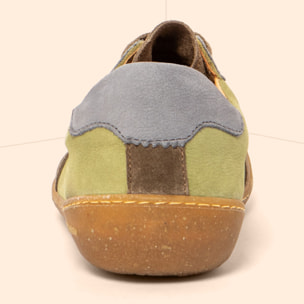 Zapatos N5766 MULTI LEATHER LIKEN-DENIM/PAWIKAN color Liken-denim