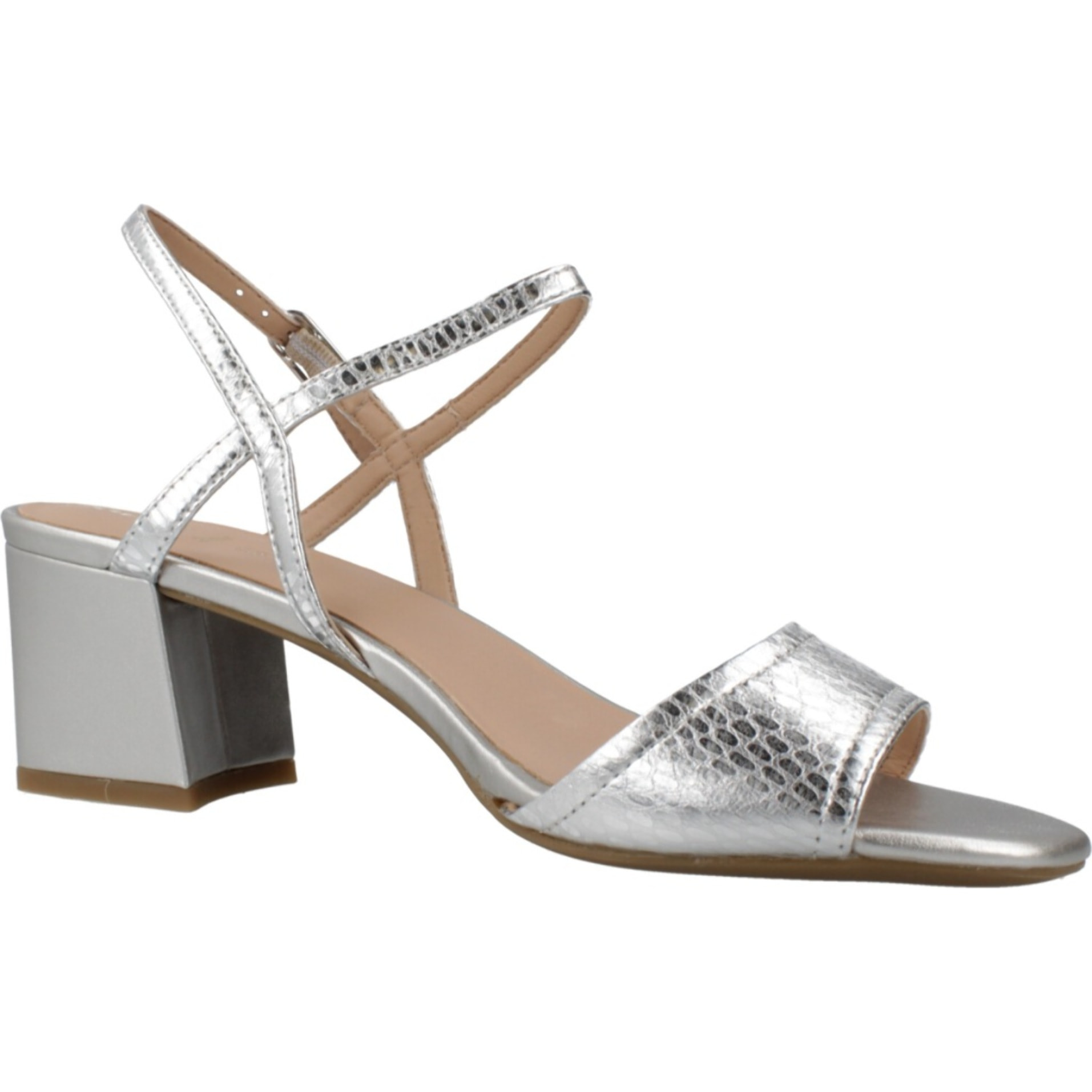 Sandalias Mujer de la marca GEOX  modelo D NEW ERAKLIA 50 PLATA
