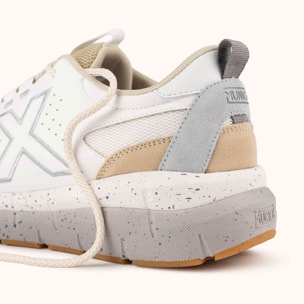 MUNICH KAVA 29 Zapatilla Deportiva de Estilo Urbano Blanca y Beige