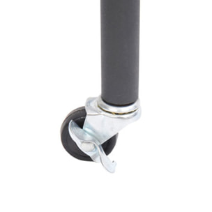 Portant tringle à vêtements acier charge max. 140 Kg dim. 120L x 60l x 170H cm noir