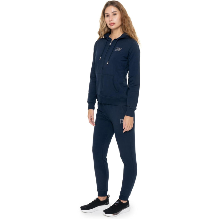 Tuta invernale donna cappuccio e zip, pantalone polsino Leone 1947 All You Need